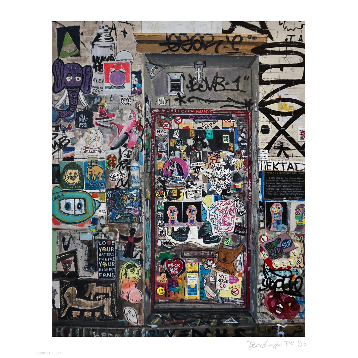 Daniel Loveridge &quot;57 Great Jones (Jean-Michel Basquiat&#39;s Studio)&quot; - Archival Print, Limited Edition of 20 - 14 x 17&quot;