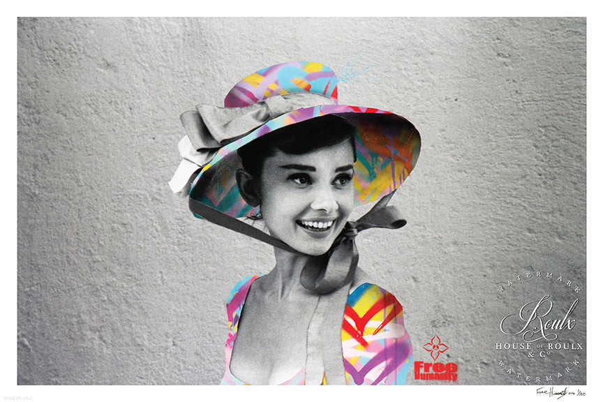 Free Humanity &quot;Hepburn&#39;s Humanity&quot; - Limited Edition, Archival Print - 11 x 17&quot;