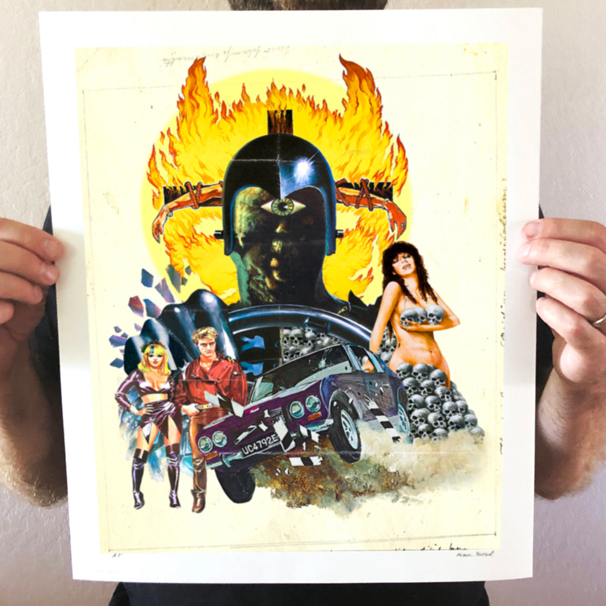 Moon Patrol  &quot;Hypothetical Movie Poster #5&quot; - Archival Print, Limited Edition of 25 - 14 x 17&quot;