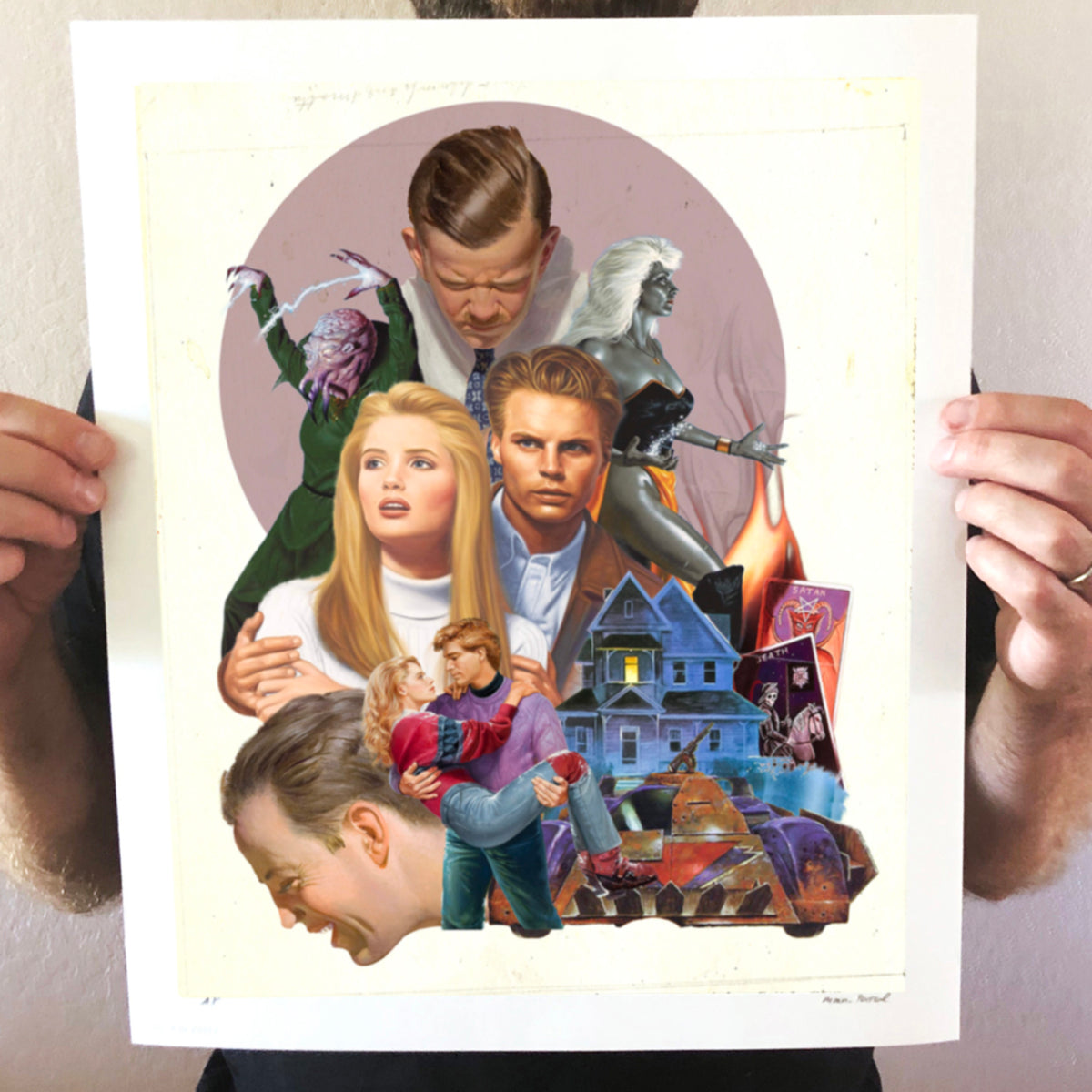 Moon Patrol  &quot;Hypothetical Movie Poster #9&quot; - Archival Print, Limited Edition of 25 - 14 x 17&quot;