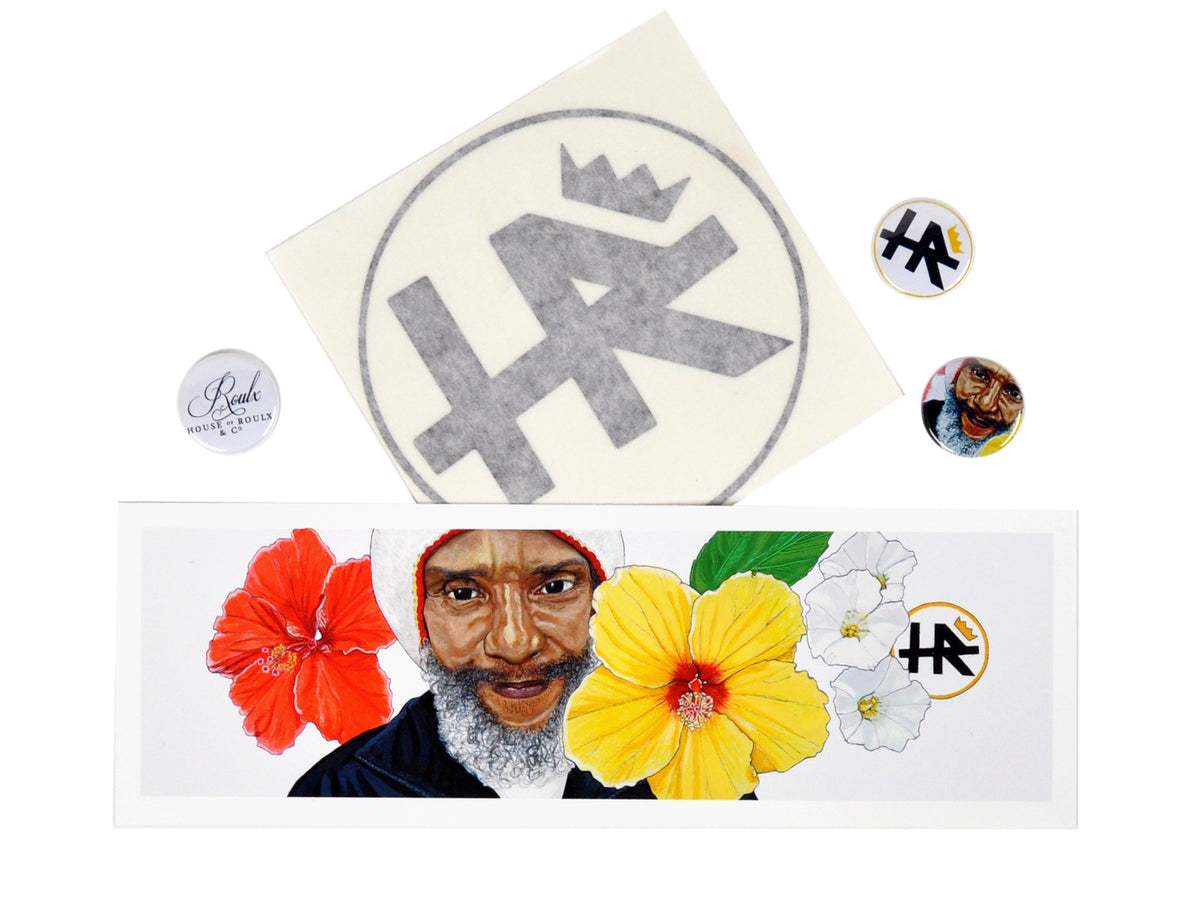 H.R. &amp; Lori Carns Hudson &quot;H.R. (of Bad Brains)&quot; - Limited Edition Skateboard Deck Bundle