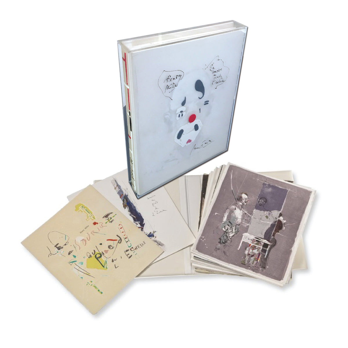 Hans Falk - Signed 20 Lithograph Set of Henry Miller&#39;s &quot;Le Sourire au Pied de l&#39;échelle,&quot; 1978