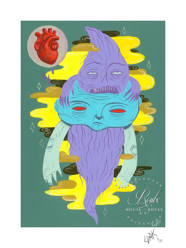LURK &quot;The Head and the Heart&quot; - Limited Edition, Archival Print