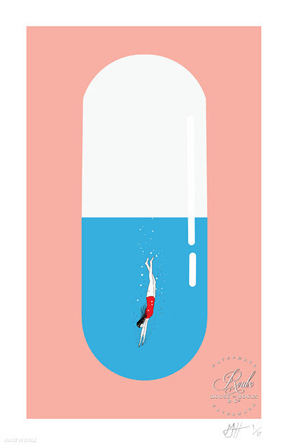 Matt Saunders &quot;Headache&quot; - Limited Edition, Archival Print