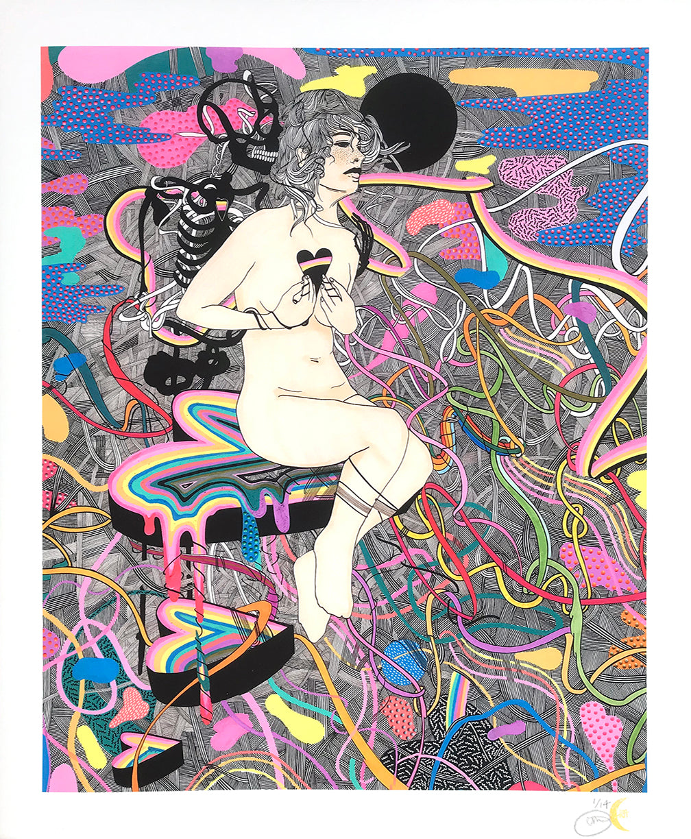 Cassidy Rae Marietta &quot;Heartstrings&quot; - Archival Print, Limited Edition of 14 - 14 x 17&quot;