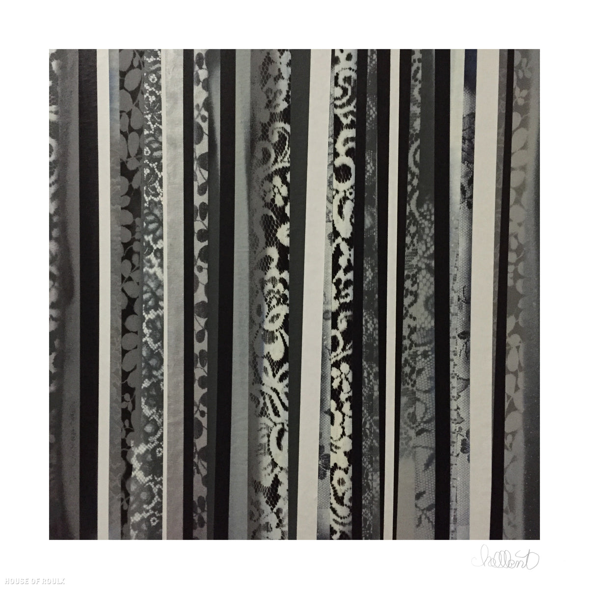 JMikal Davis aka Hellbent &quot;Demo (black, white, and grey)&quot; - BLM BENEFIT TIMED RELEASE - 12 x 12&quot;