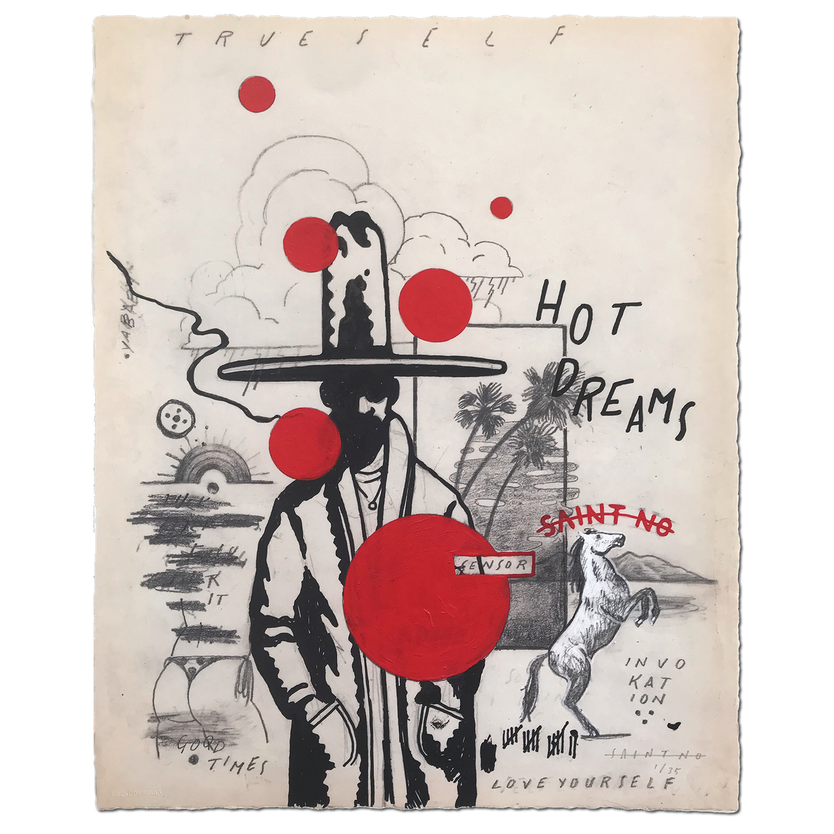 SAINT NO &quot;Hot Dreams&quot; - Archival Print, Limited Edition of 35 - 16 x 20&quot;