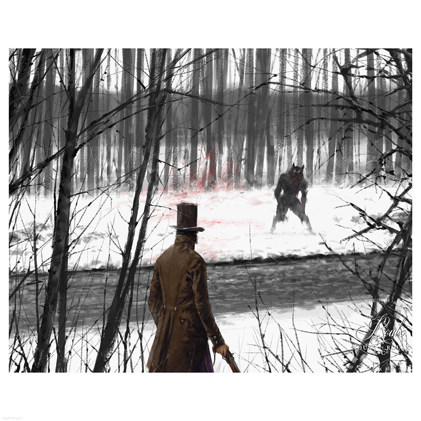 Mr. Werewolf (Jacob Rozalski) &quot;I See You&quot; - Fine Art Print