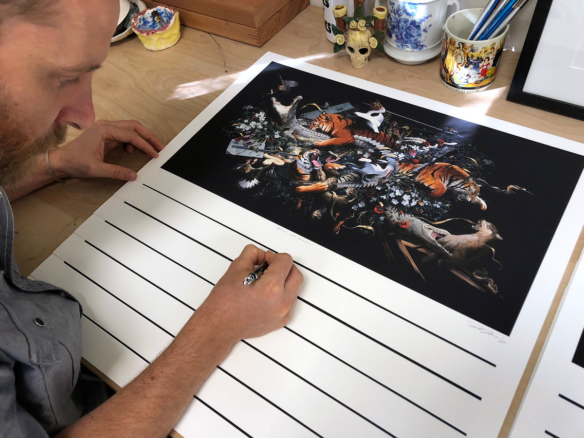 Jake Messing &quot;Beasts and Beauty&quot; - Archival Print, Limited Edition of 12 - 15 x 24&quot;