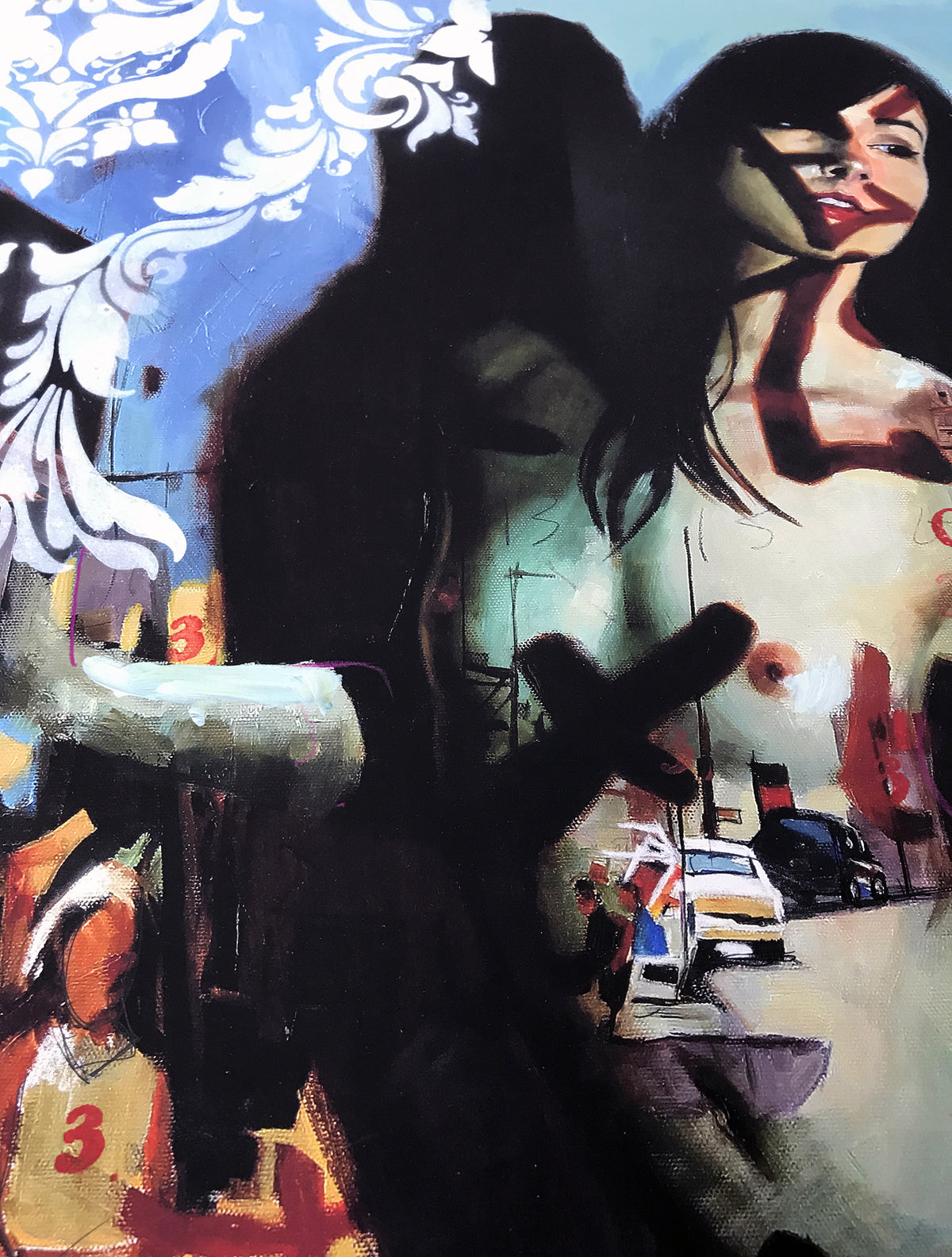 Adam Caldwell &quot;Marie I&quot; - Hand-Embellished Edition of 3 - 18 x 24&quot;