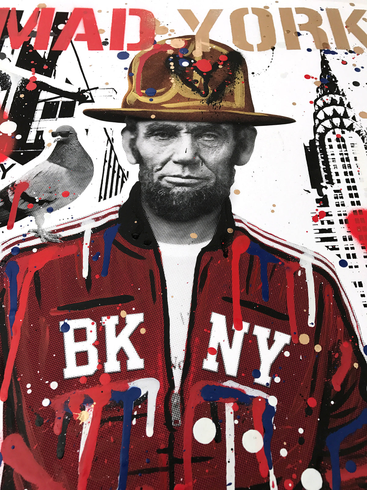 SacSix &quot;Freedom Pharrell and #MrPoop&quot; - Hand-Embellished Unique Edition, #3/25 - 15 x 24&quot;