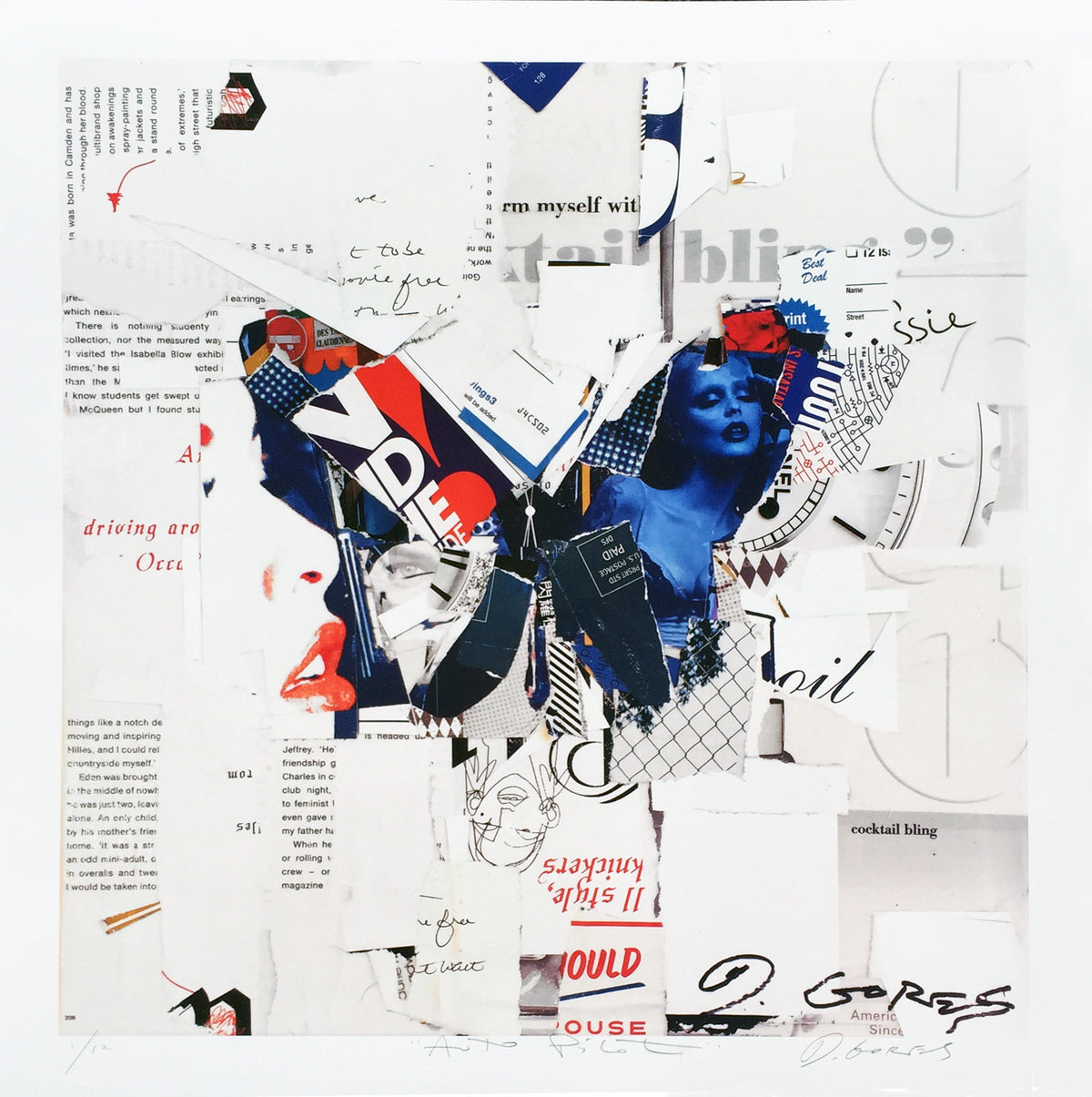 Derek Gores &quot;Auto Pilot&quot; - Limited Edition, Archival Print