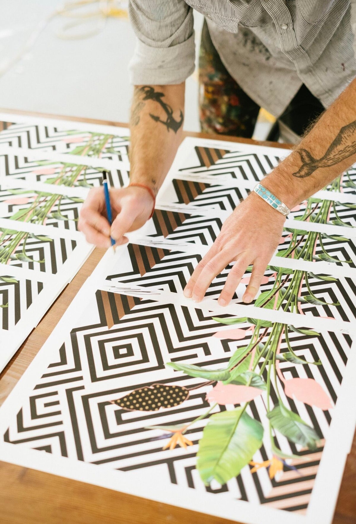 Jeremiah Kille &quot;Birds of Paradise&quot; - Archival Print, Limited Edition of 12 - 14 x 17&quot;