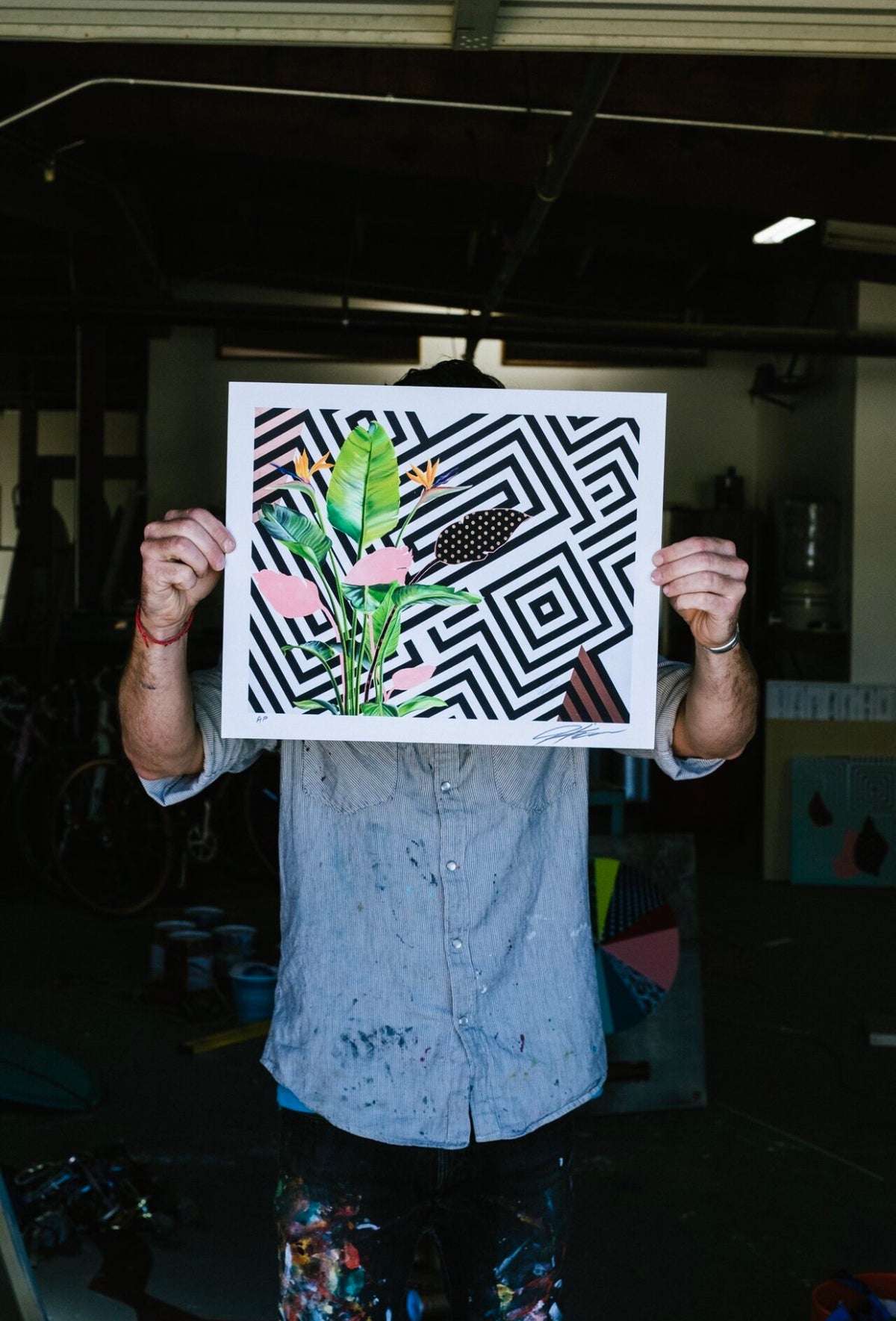 Jeremiah Kille &quot;Birds of Paradise&quot; - Archival Print, Limited Edition of 12 - 14 x 17&quot;