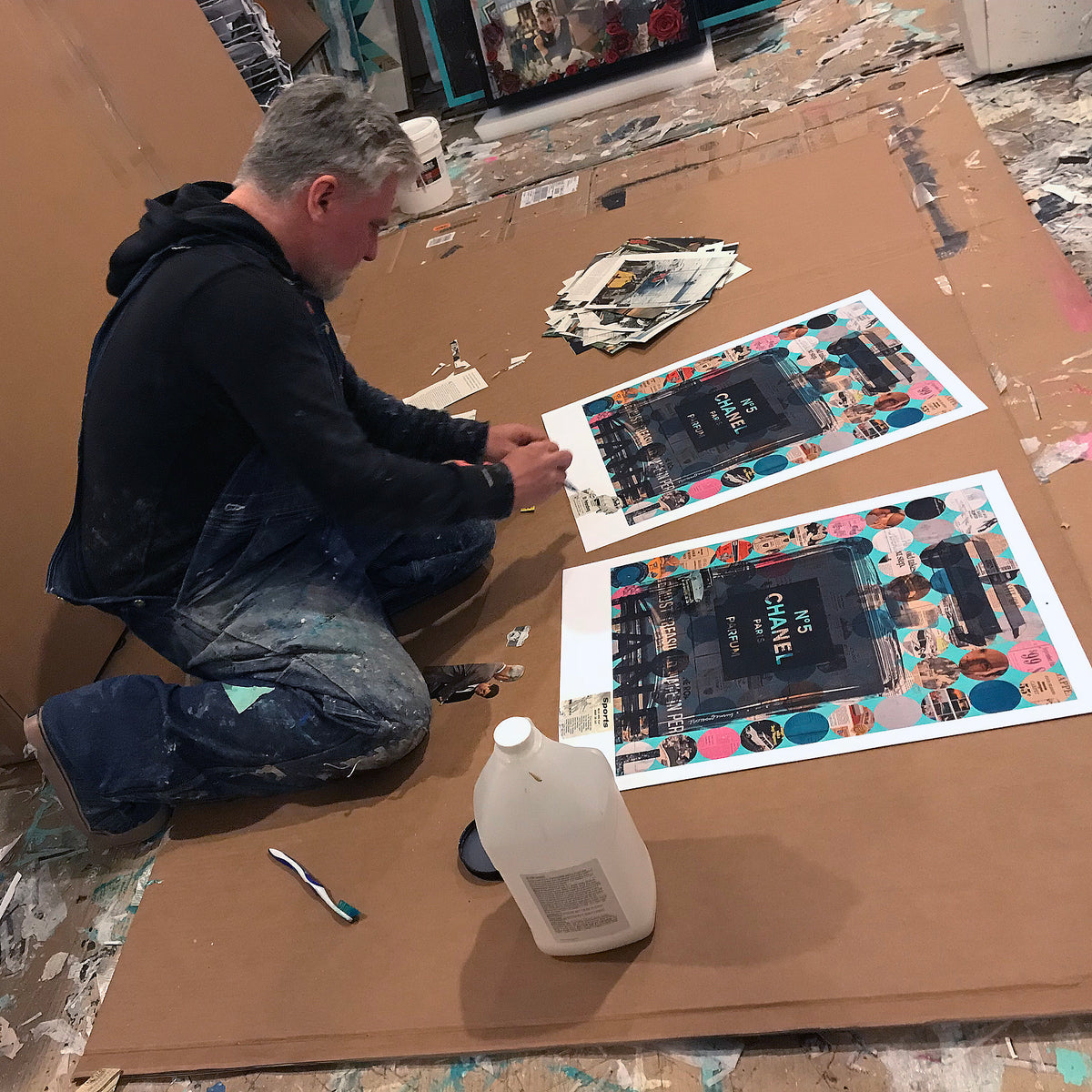 Robert Mars &quot;Future Swag&quot; - Hand-Embellished Unique Print, #1/2 - 18 x 24&quot;