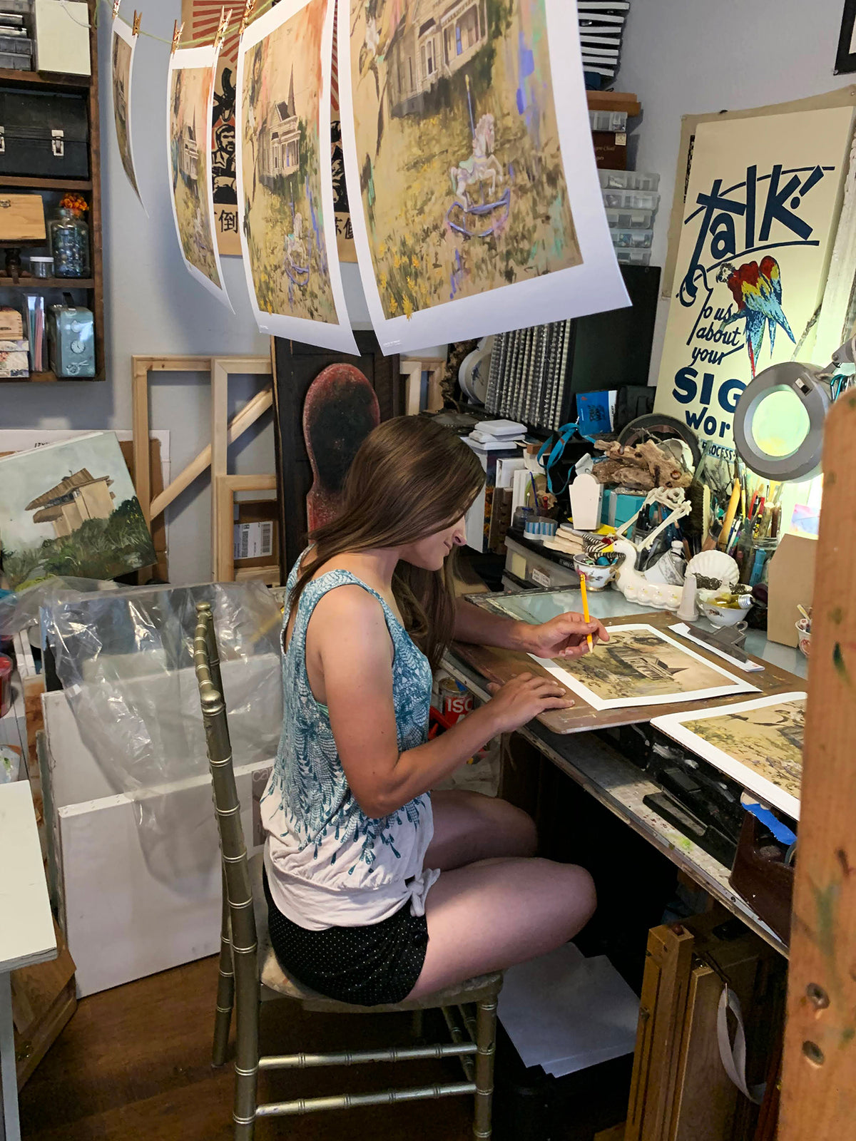 Lacey Bryant &quot;Directions&quot; - Archival Print, Limited Edition of 12 - 12 x 12&quot;