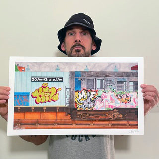 KEO X-MEN - &quot;30 Grand&quot; (MF DOOM Tribute) - Hand-Embellished Edition of 25 - 14 x 24&quot;