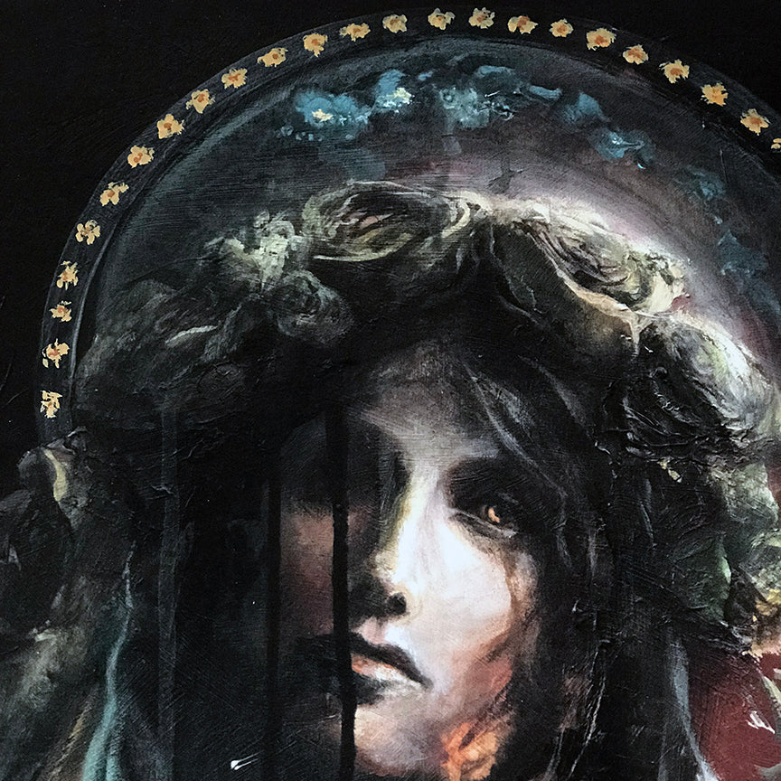 Adam Burke &quot;Mater Omnium&quot; - Hand-Embellished Variant, Edition of 3 - 13 x 17&quot;