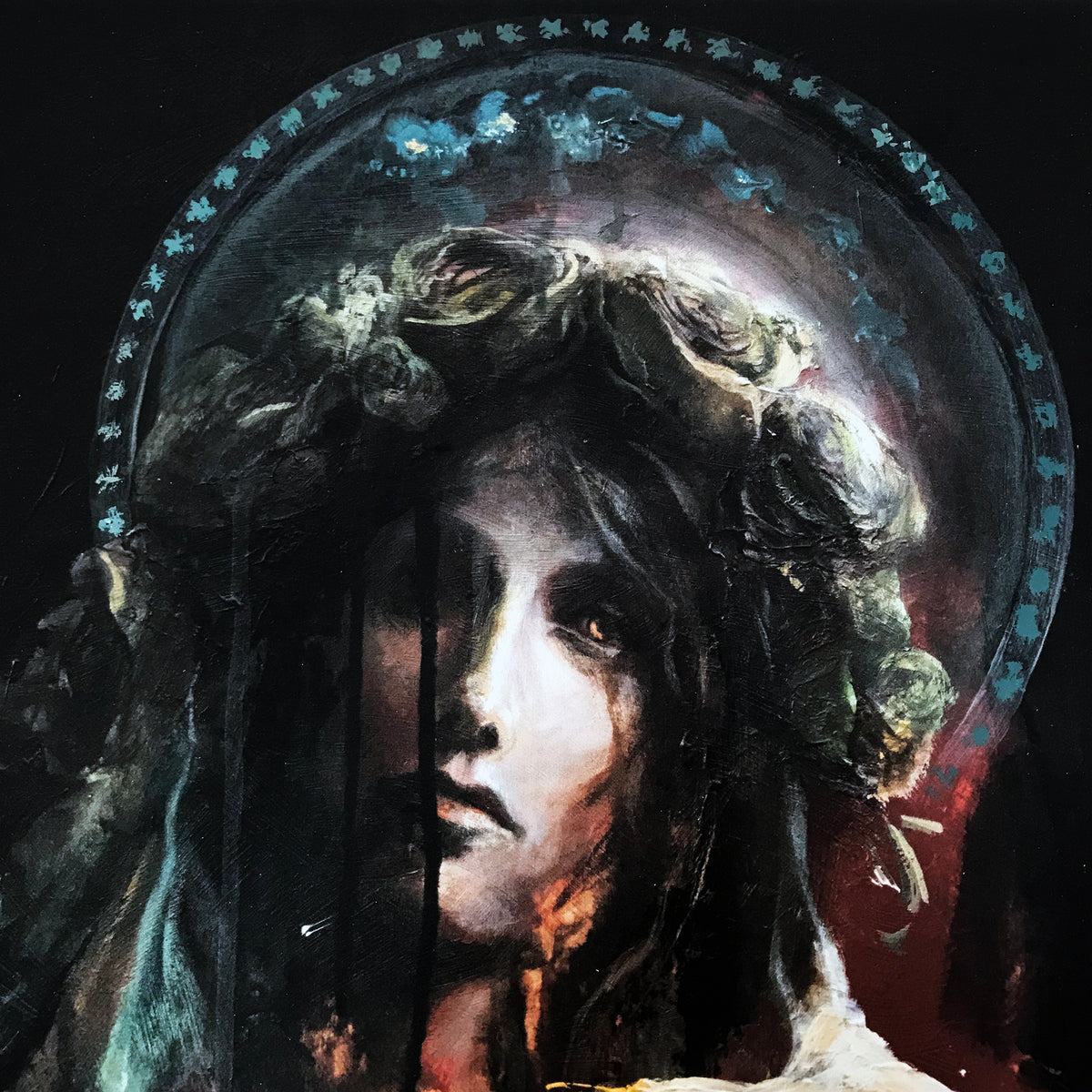 Adam Burke &quot;Mater Omnium&quot; - Hand-Embellished Variant, Edition of 3 - 13 x 17&quot;