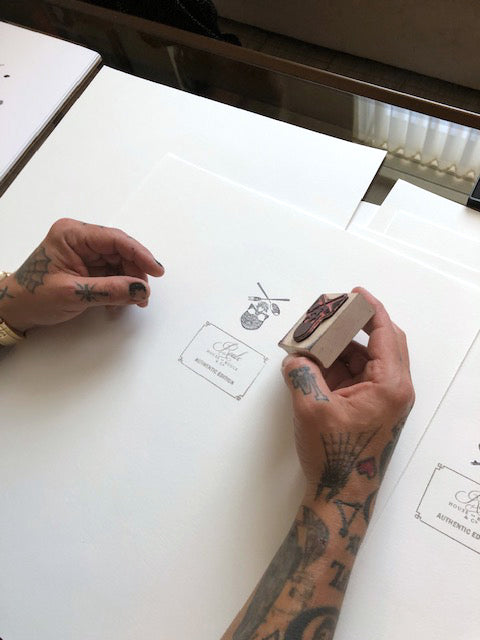Dave Navarro &amp; Brian J. Hoffman &quot;Wish Upon a Tsar&quot; - Archival Print, Limited Edition of 15 - 14 x 17&quot;