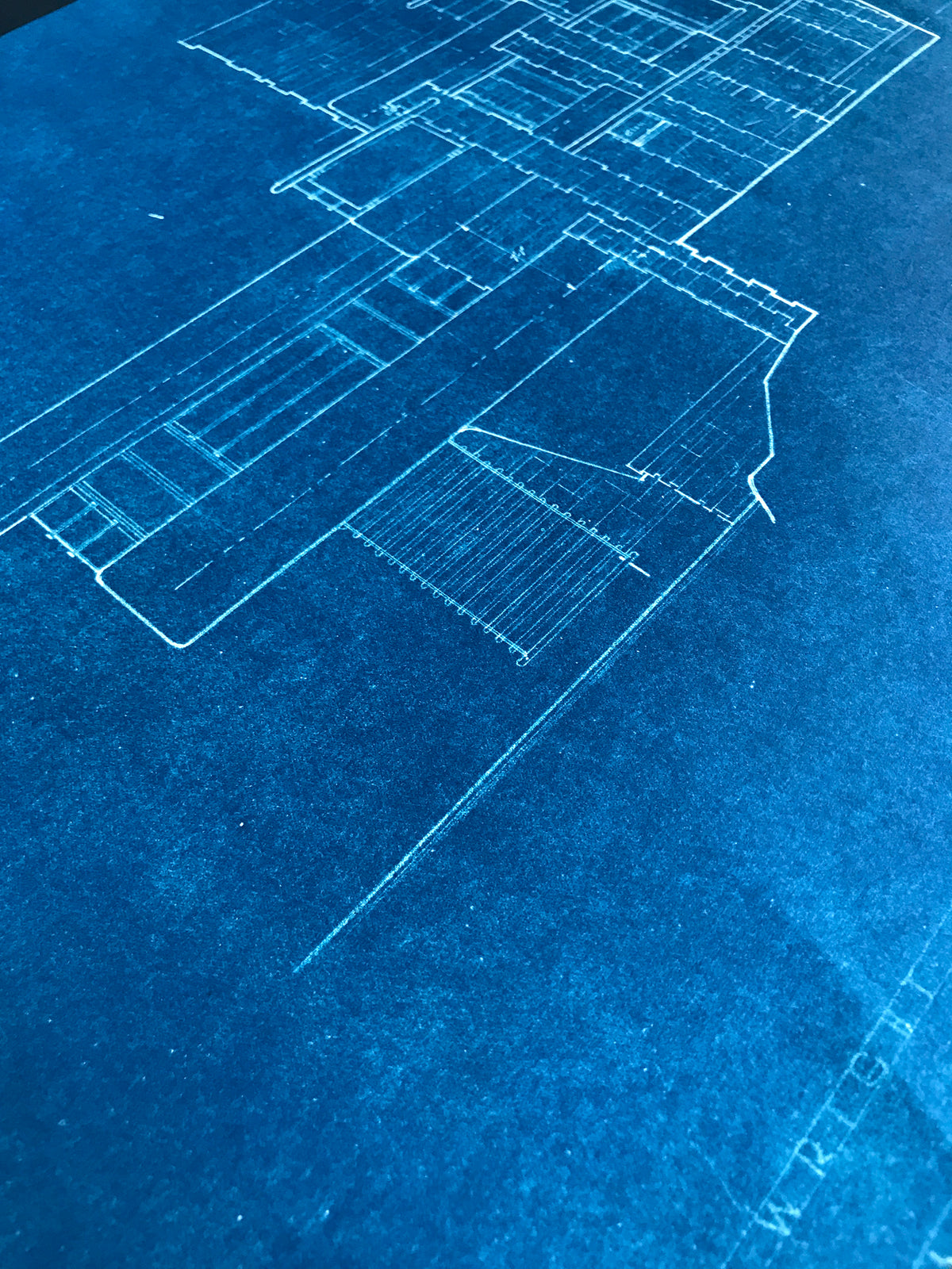 Frank Lloyd Wright - Original &#39;Fallingwater&#39; Working Blueprint