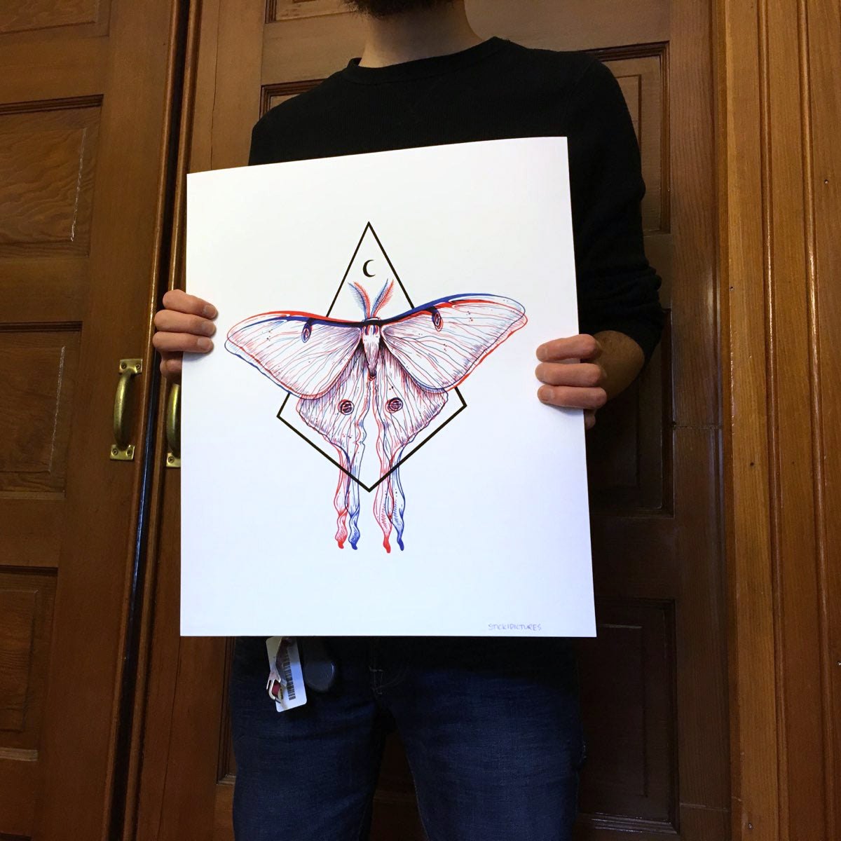 Stickipictures &quot;Actius Luna&quot; - Archival Print, Limited Edition of 10 - 14 x 17&quot;