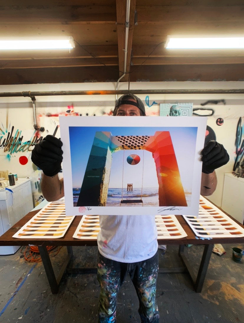 Jeremiah Kille &quot;North Coast Pier Project I&quot; - Archival Print, Limited Edition of 20 - 12 x 17&quot;