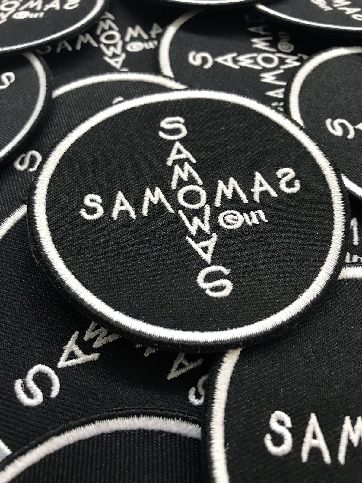 Al Diaz &quot;SAMO©…Cross&quot; - 3&quot; Round Embroidered Patch