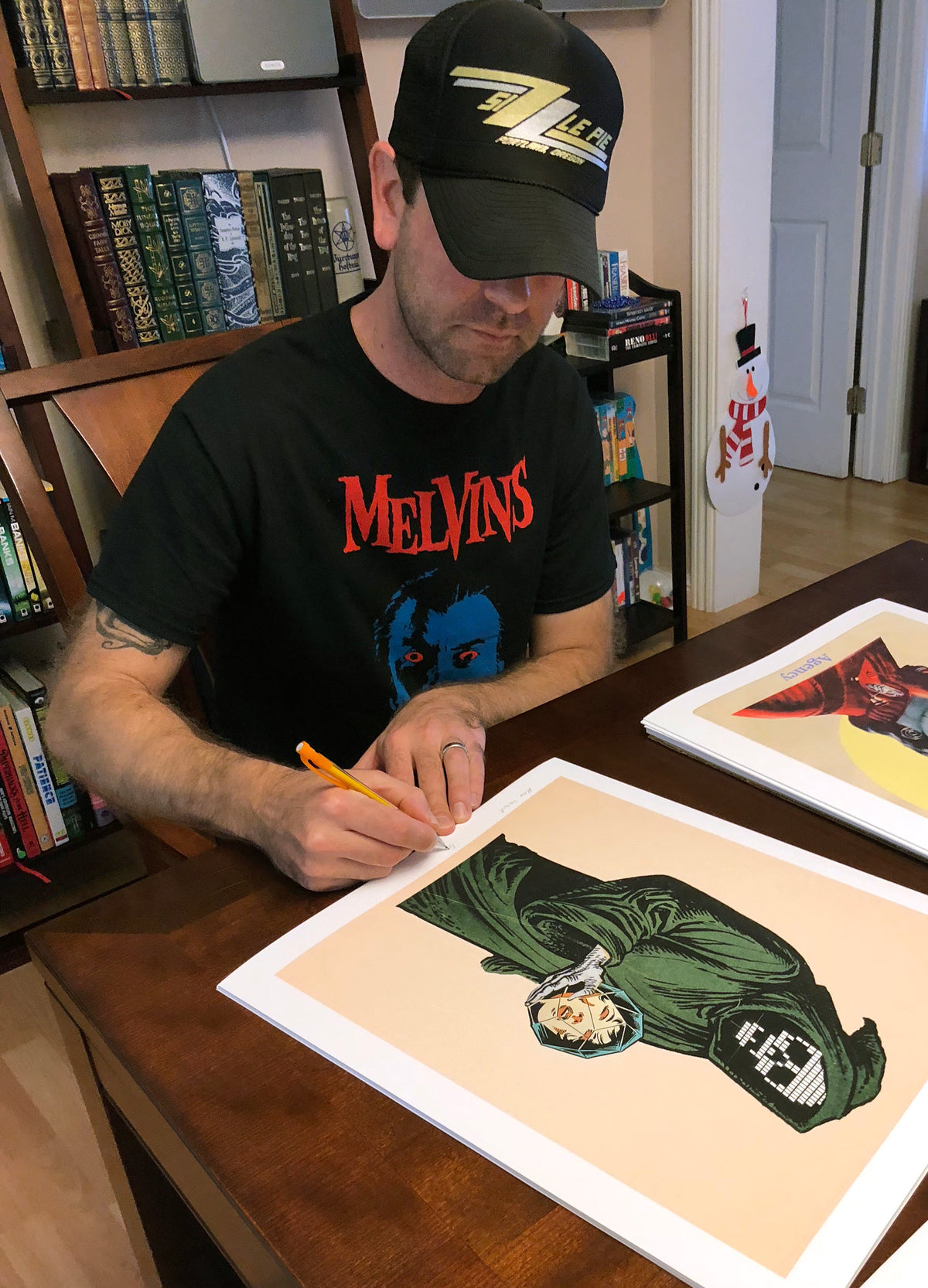 Moon Patrol &quot;Green Wizard&quot; - Limited Edition, Archival Print - 14 x 17&quot;