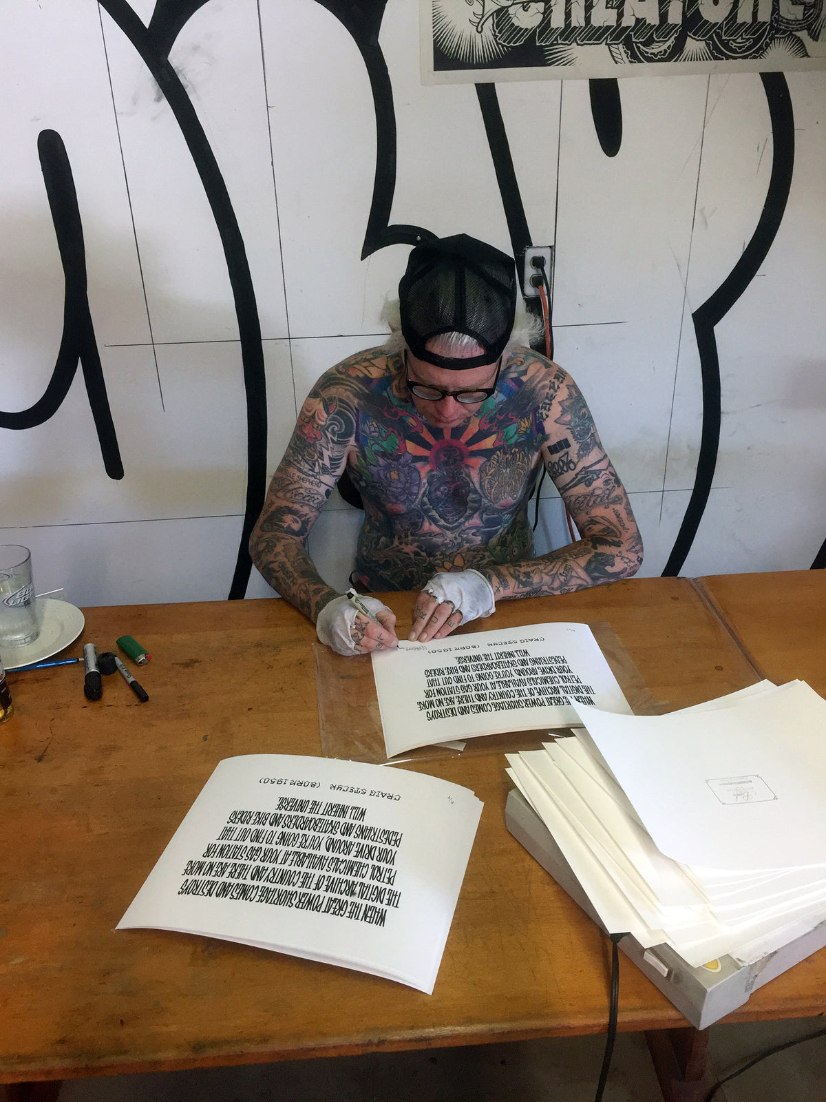 Mike Giant &quot;Power Shortage (Craig R. Stecyk III)&quot; - Limited Edition, Archival Print - 11 x 14&quot;