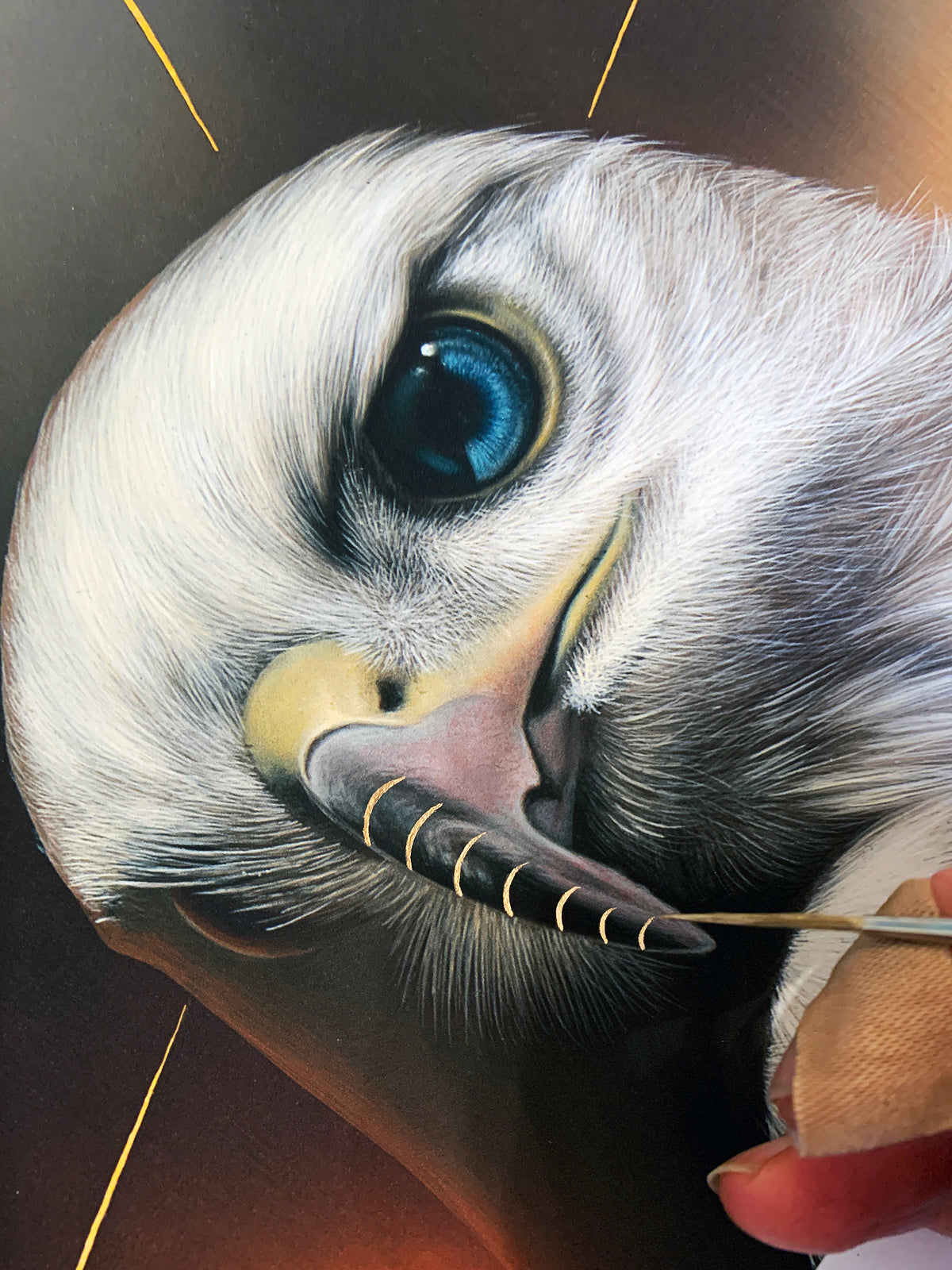Josie Morway &quot;Shade&quot; - Hand-Embellished Edition of 5 - 18 x 24&quot;