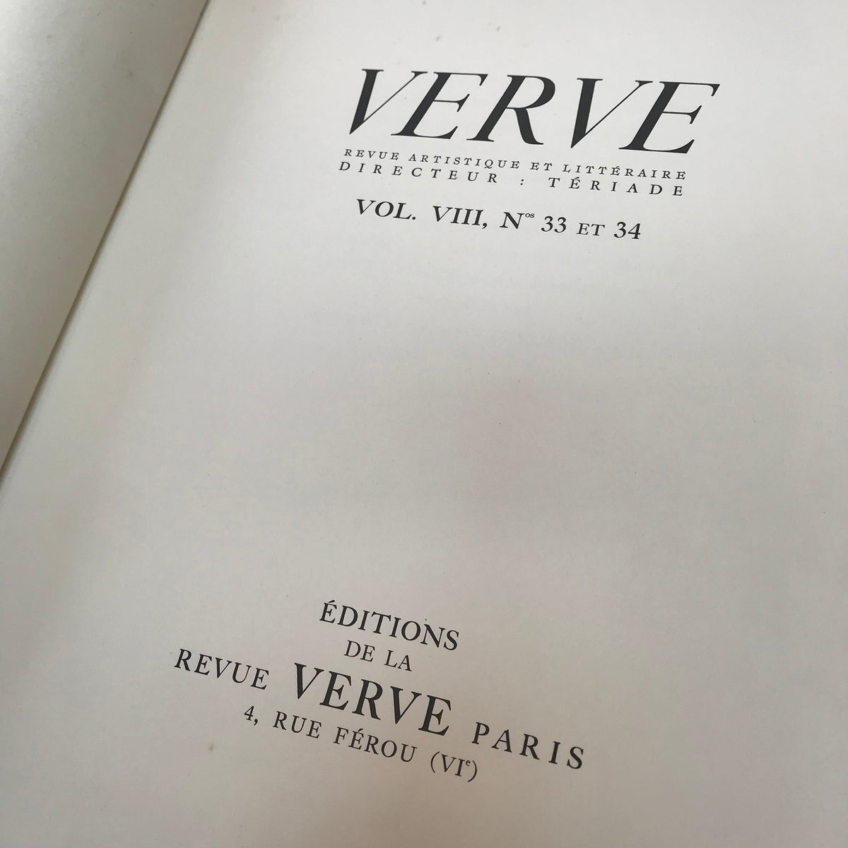 Marc Chagall - &quot;Bible&quot; - Verve, Vol VIII, Nos. 33/34 - 1956