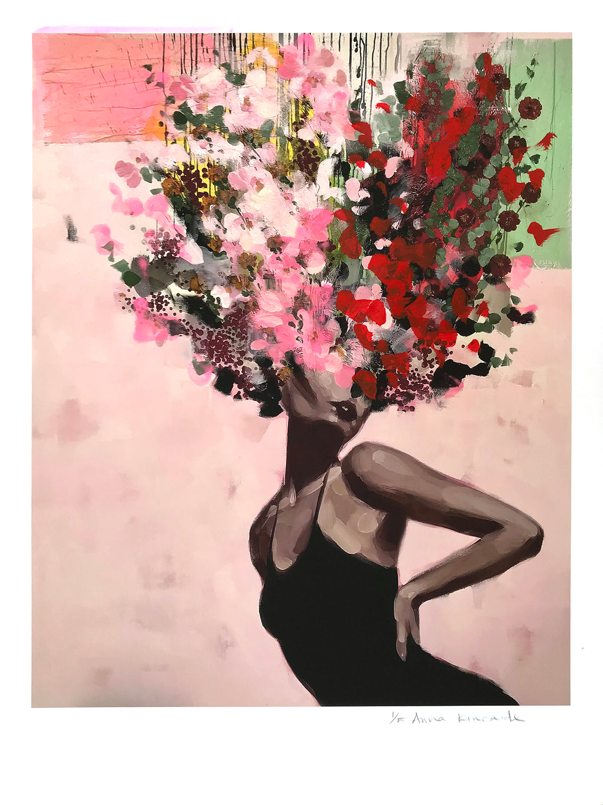 Anna Kincaide &quot;Have You Got Somewhere Better to Be?&quot; - Hand-Embellished Variant, Edition of 5 - 18 x 24&quot;