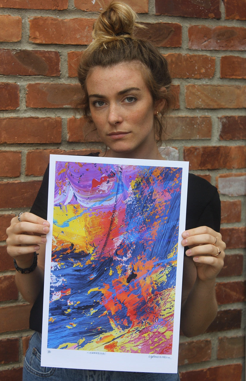 RØMELLE &quot;Caffeine&quot; - Archival Print, Limited Edition of 12 - 11 x 17&quot;