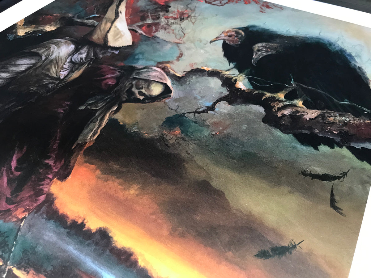 Adam Burke &quot;Consequatar&quot; - Hand-Embellished Unique Variant, 1 of 5 - 18 x 24&quot;