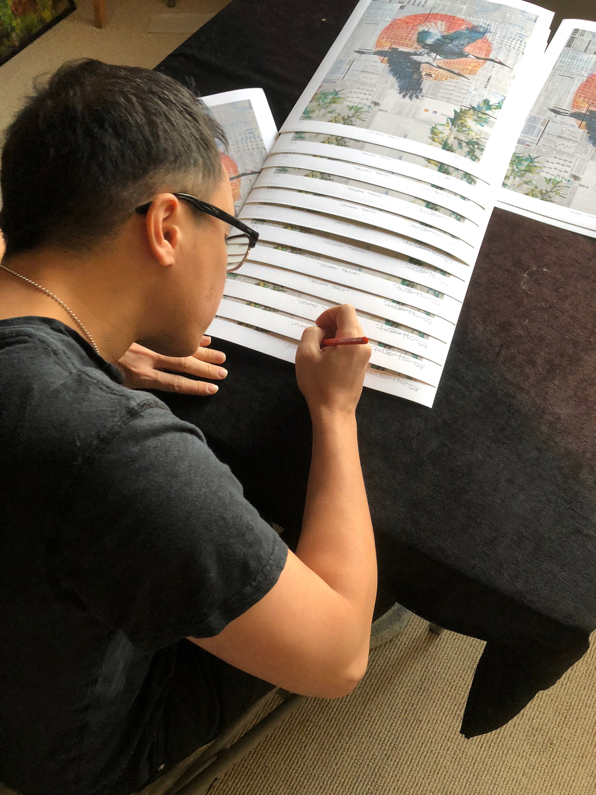 Phillip Hua &quot;Upward Trend&quot; - Archival Print, Limited Edition of 12 - 12 x 17&quot;
