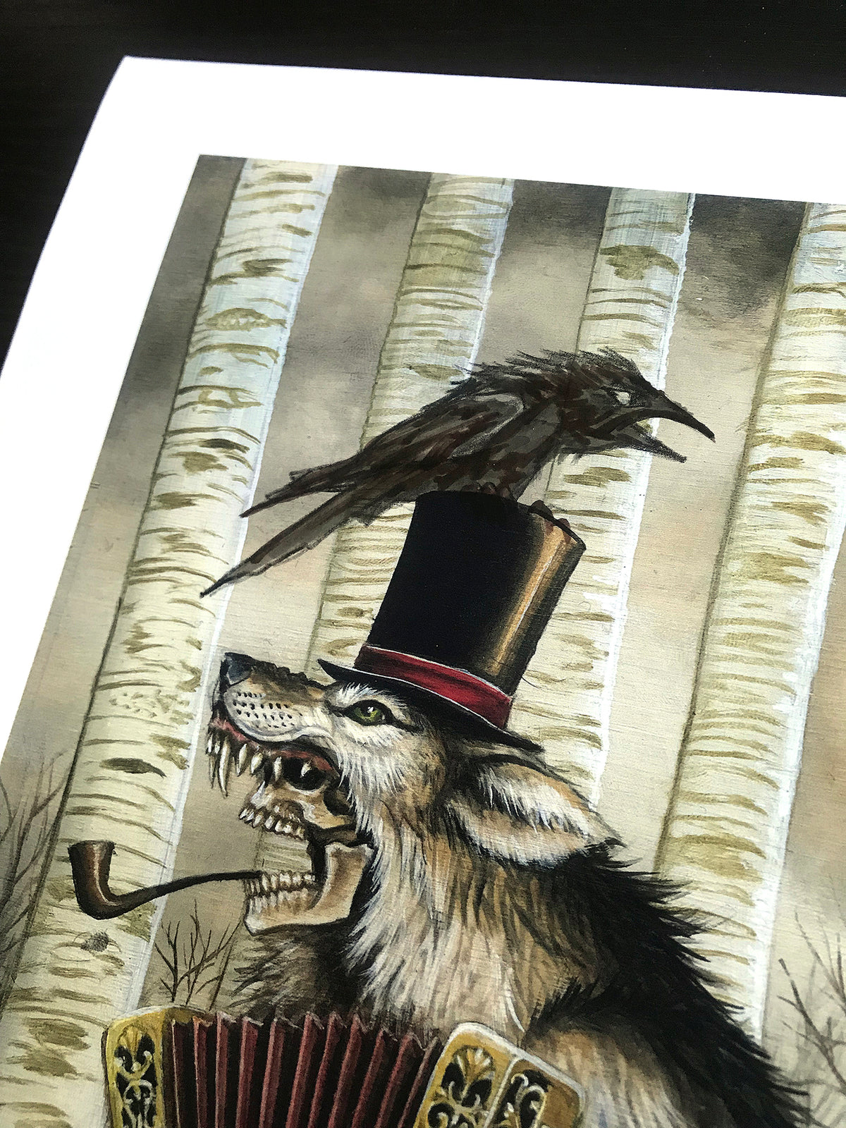 Joe Vollan &quot;So Long Shady Acres&quot; - Hand-Embellished Edition of 3 - 15 x 24&quot;