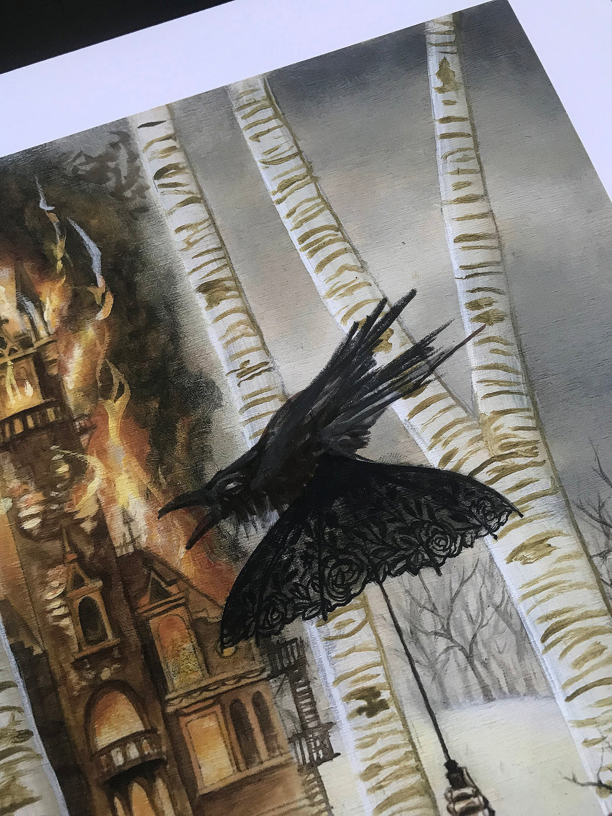 Joe Vollan &quot;So Long Shady Acres&quot; - Hand-Embellished Edition of 3 - 15 x 24&quot;