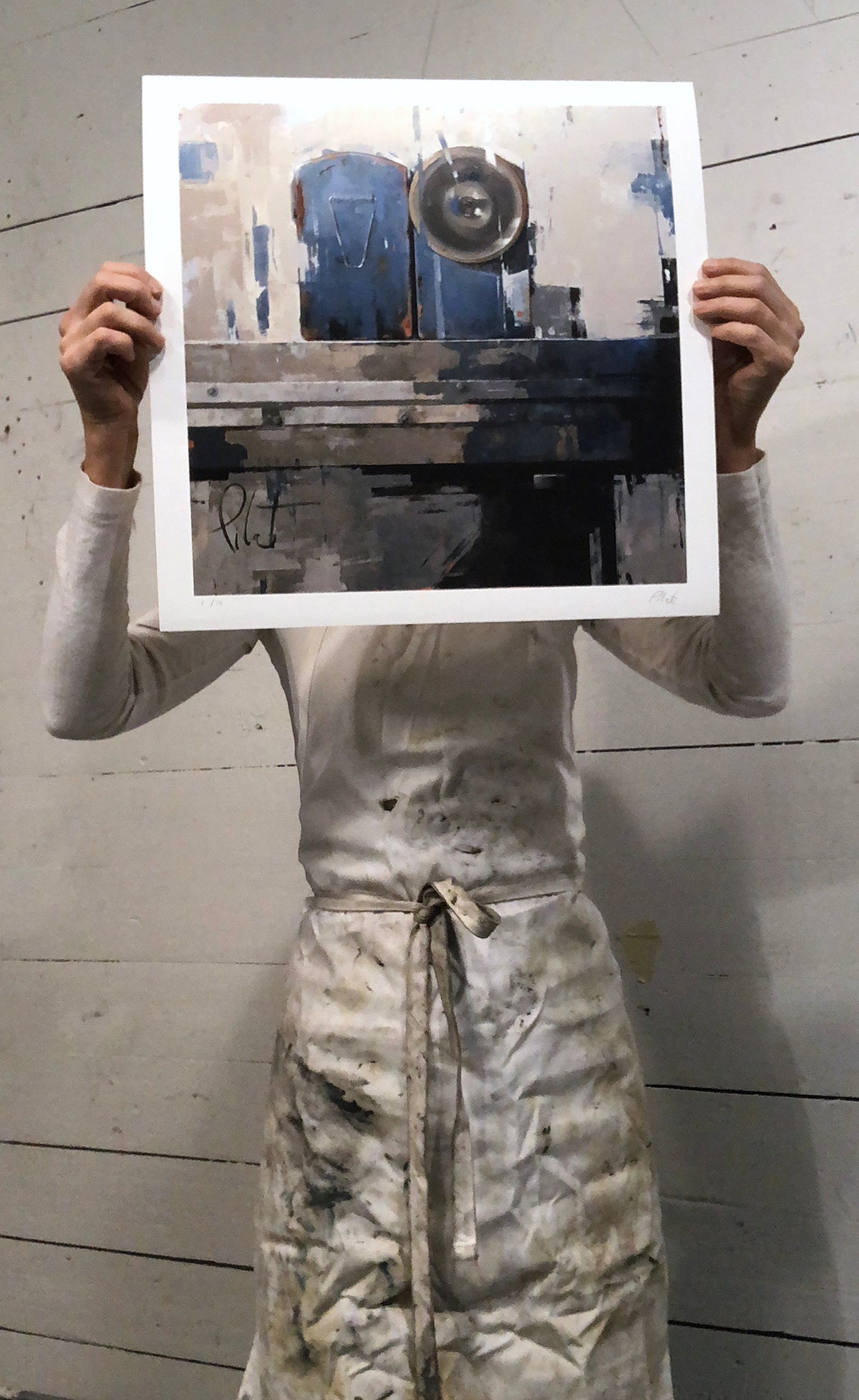 Agnieszka Pilat &quot;Blue&quot; - Archival Print, Limited Edition of 12 - 17 x 17&quot;