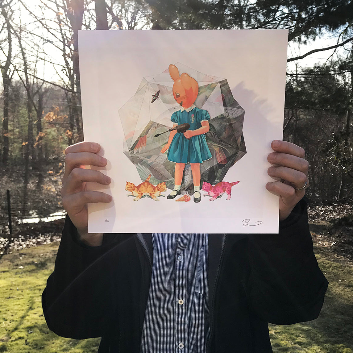 Brian J. Hoffman &quot;Run, Run, Baby, Run&quot; - Archival Print, Limited Edition of 10 - 12 x 12&quot;