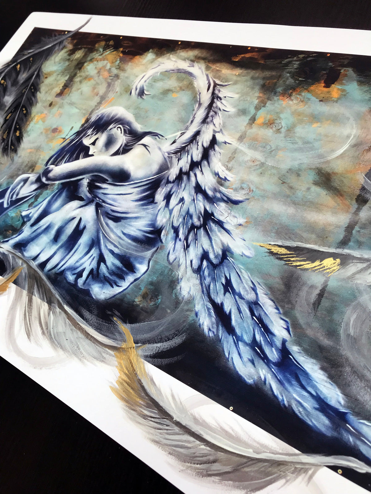 Bandit &quot;Mystical Wings&quot; - Hand-Embellished Variant, #1/3 - 14 x 24&quot;