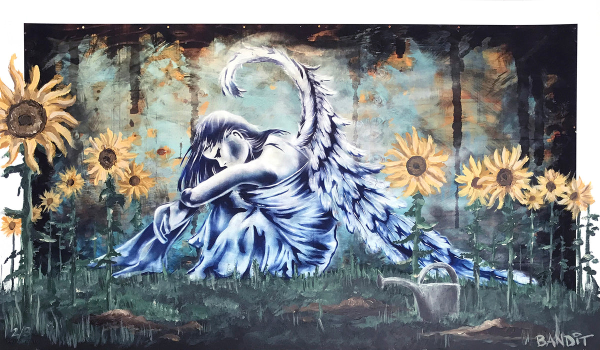 Bandit &quot;Mystical Wings&quot; - Hand-Embellished Variant, #2/3 - 14 x 24&quot;