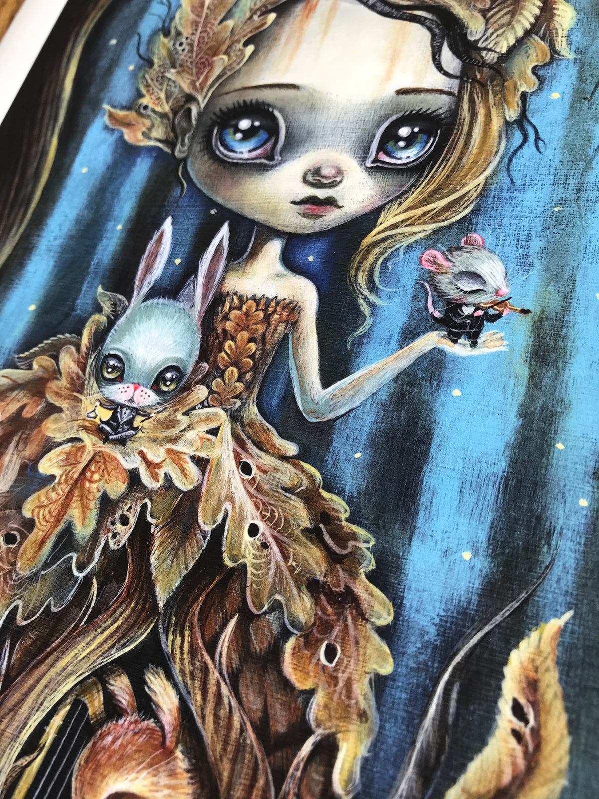 Laura Colors &quot;Symphony Petite&quot; - Hand-Embellished Variant, Edition of 5 - 10 x 17&quot;