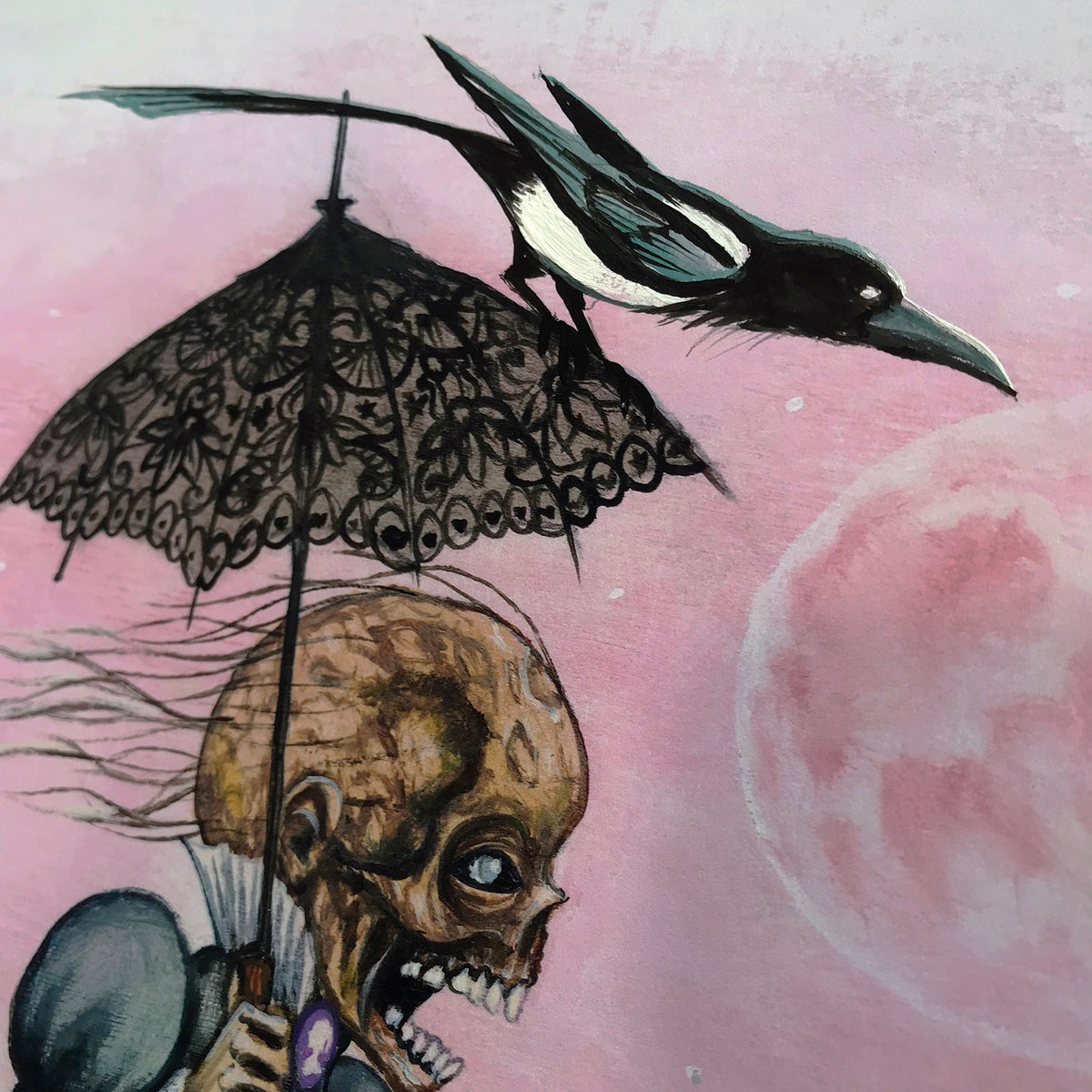 Joe Vollan - &quot;Swiftly Snake! Swiftly…&quot; - Hand-Embellished Edition of 5 - 14 x 17&quot;