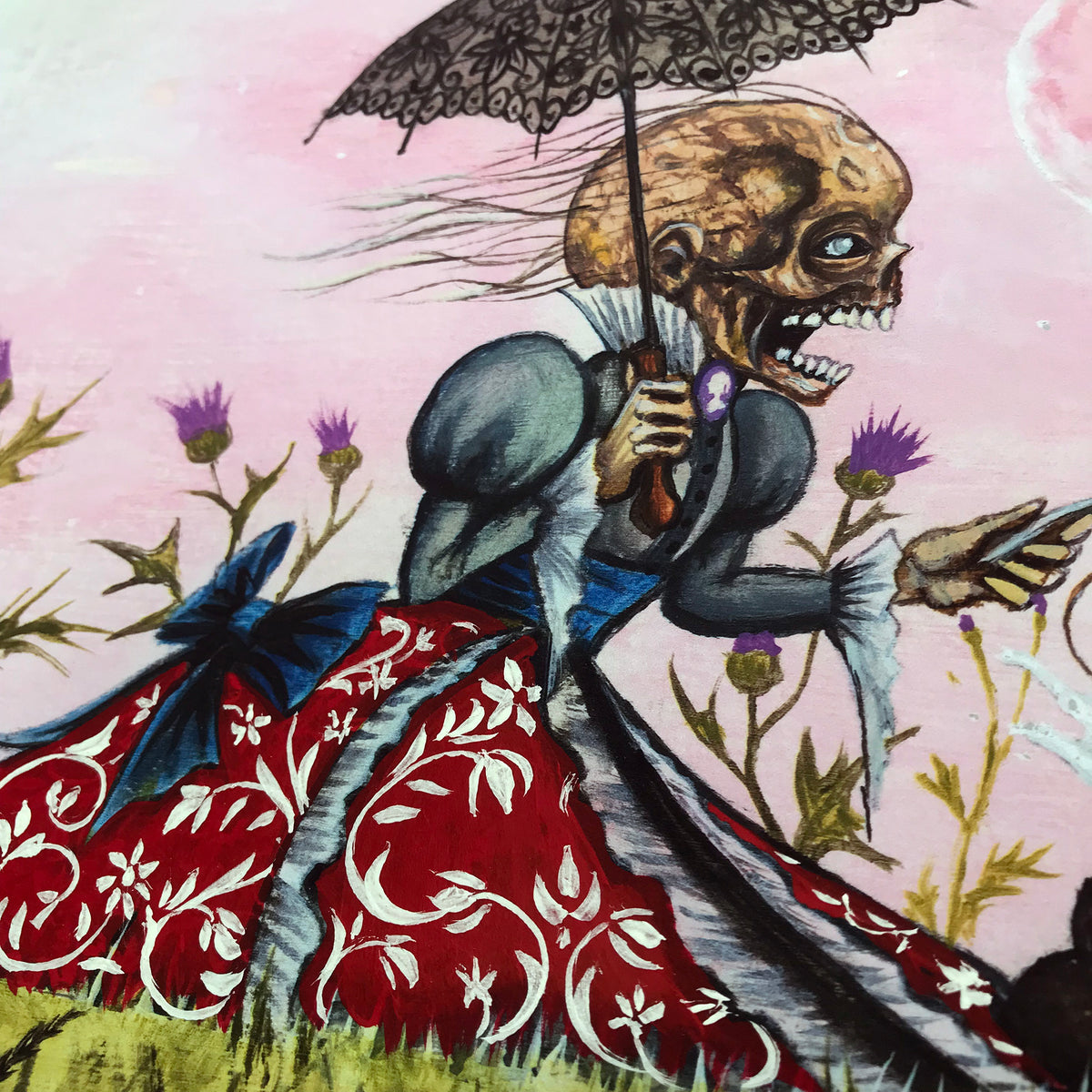 Joe Vollan - &quot;Swiftly Snake! Swiftly…&quot; - Hand-Embellished Edition of 5 - 14 x 17&quot;
