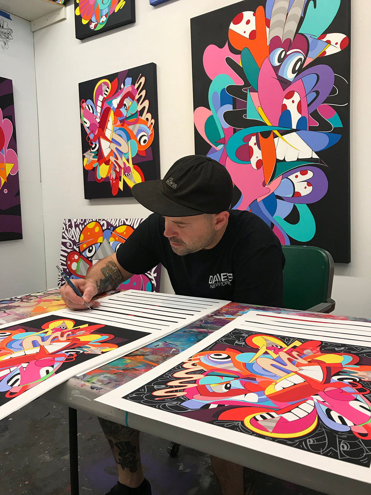 Eric Inkala &quot;The Seven Missing Letters&quot; - Limited Edition of 10 - 14 x 17&quot;