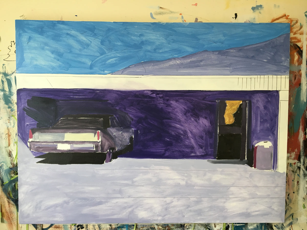 Jessica Brilli &quot;Caddy in Car Port&quot; - Archival Print, Limited Edition of 12 - 11 x 17&quot;