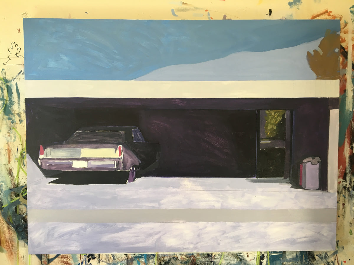 Jessica Brilli &quot;Caddy in Car Port&quot; - Archival Print, Limited Edition of 12 - 11 x 17&quot;