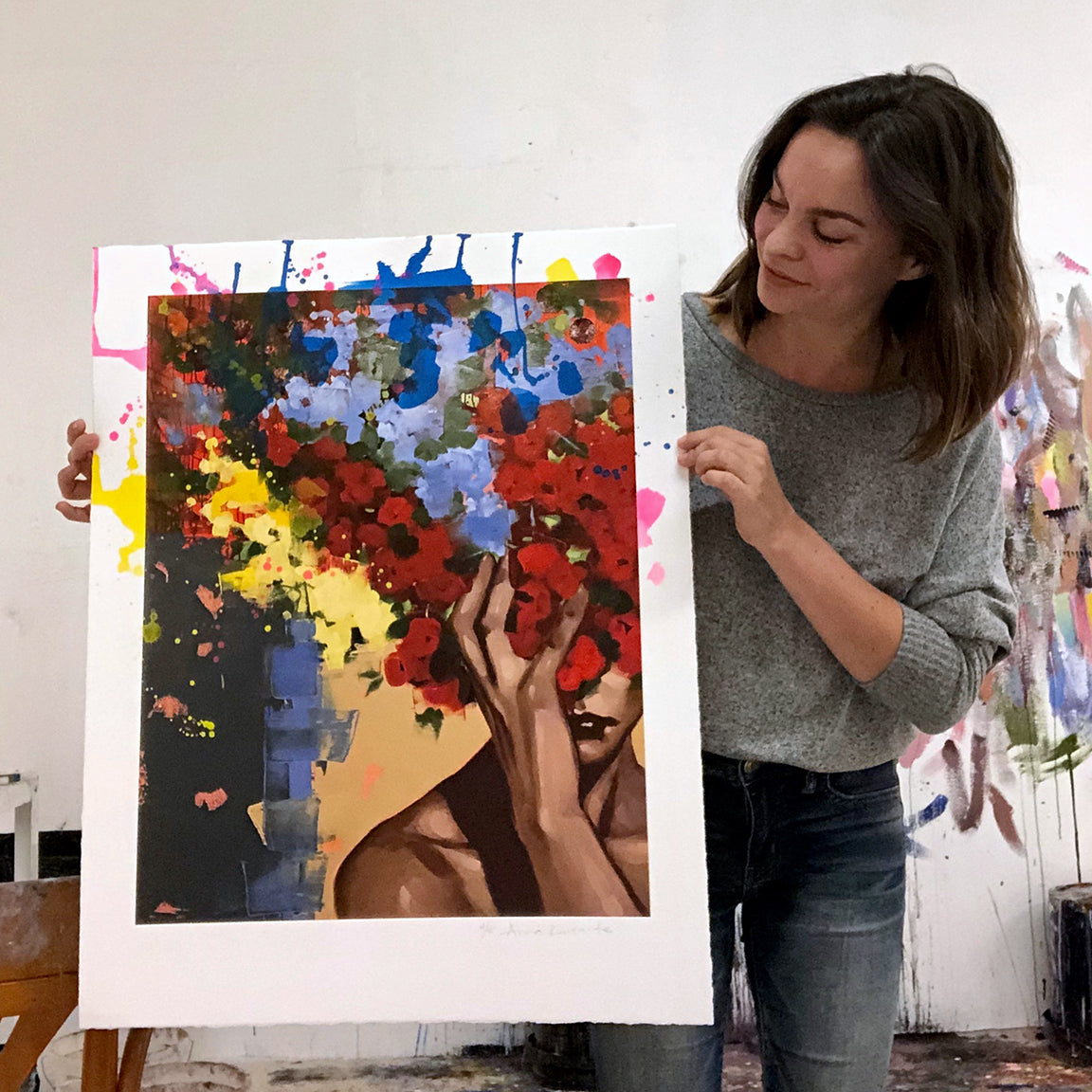 Anna Kincaide &quot;Want You to Want Me&quot; - Hand-Embellished Variant, Edition of 5 - 22 x 28&quot;