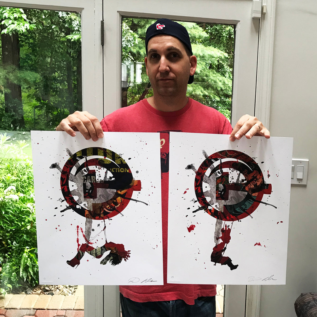 Dave Navarro &amp; Brian J. Hoffman &quot;A Tsar is Born&quot; - Hand-Embellished Variant, 1 of 3 - 14 x 17&quot;